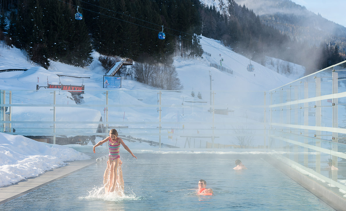 Skiurlaub im Hotel an der Piste Wellness Hotel Riederalm.