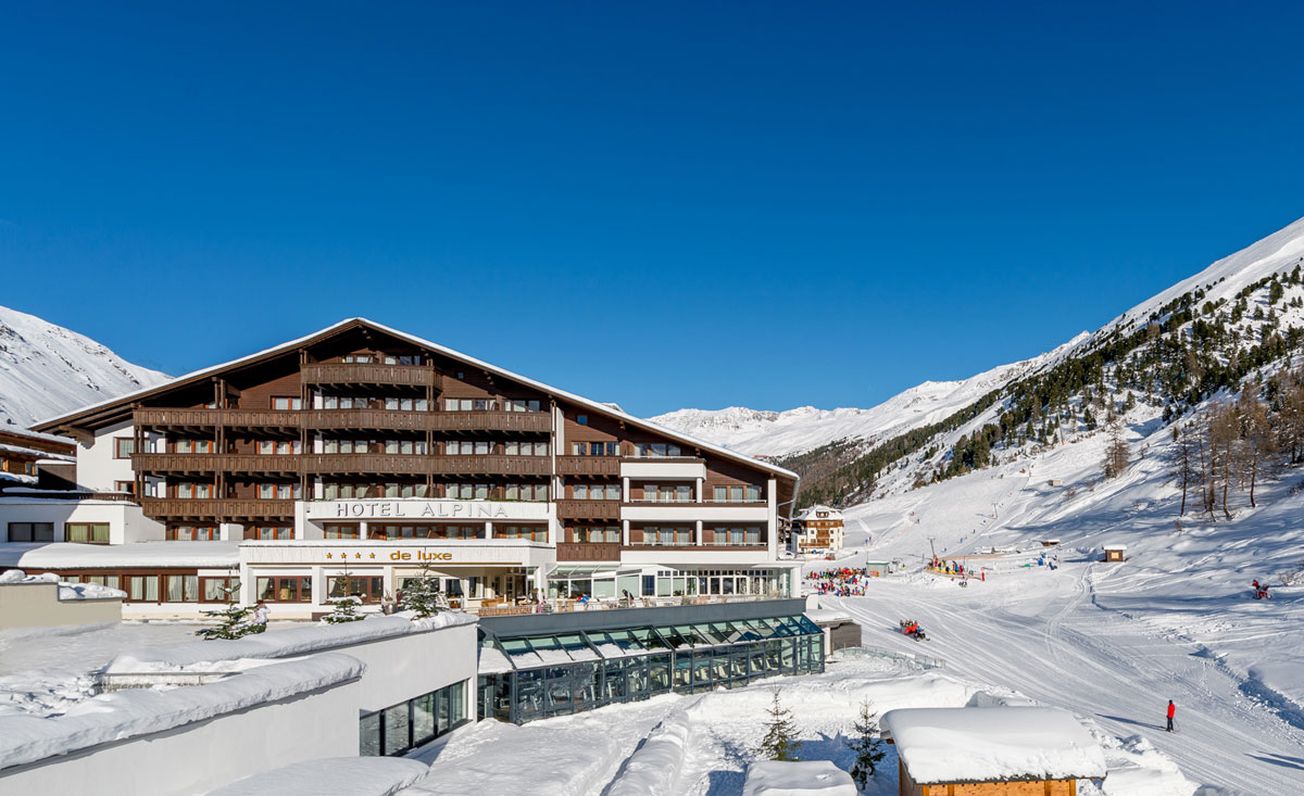 Schneesicherheit im Skihotel Alpina Deluxe