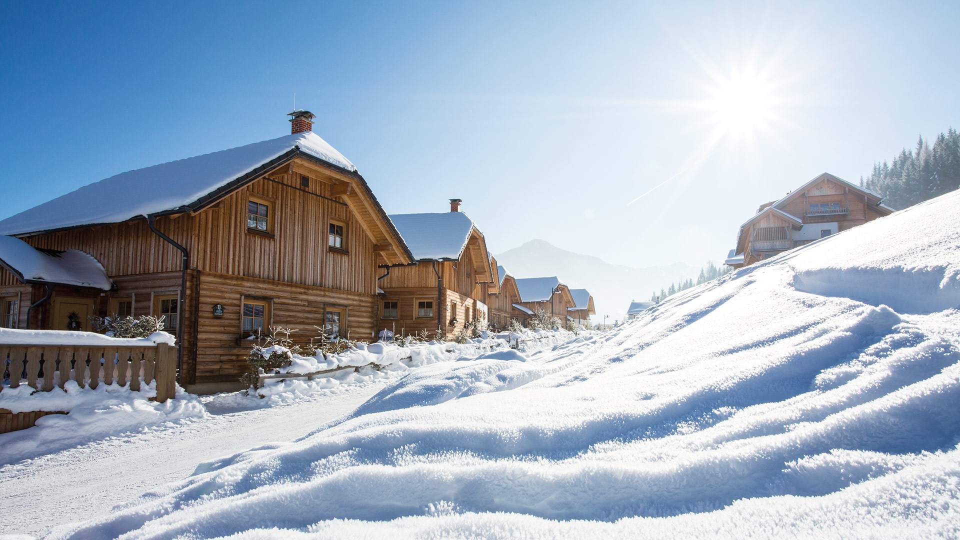 Skiurlaub Familie Huetten Skipiste