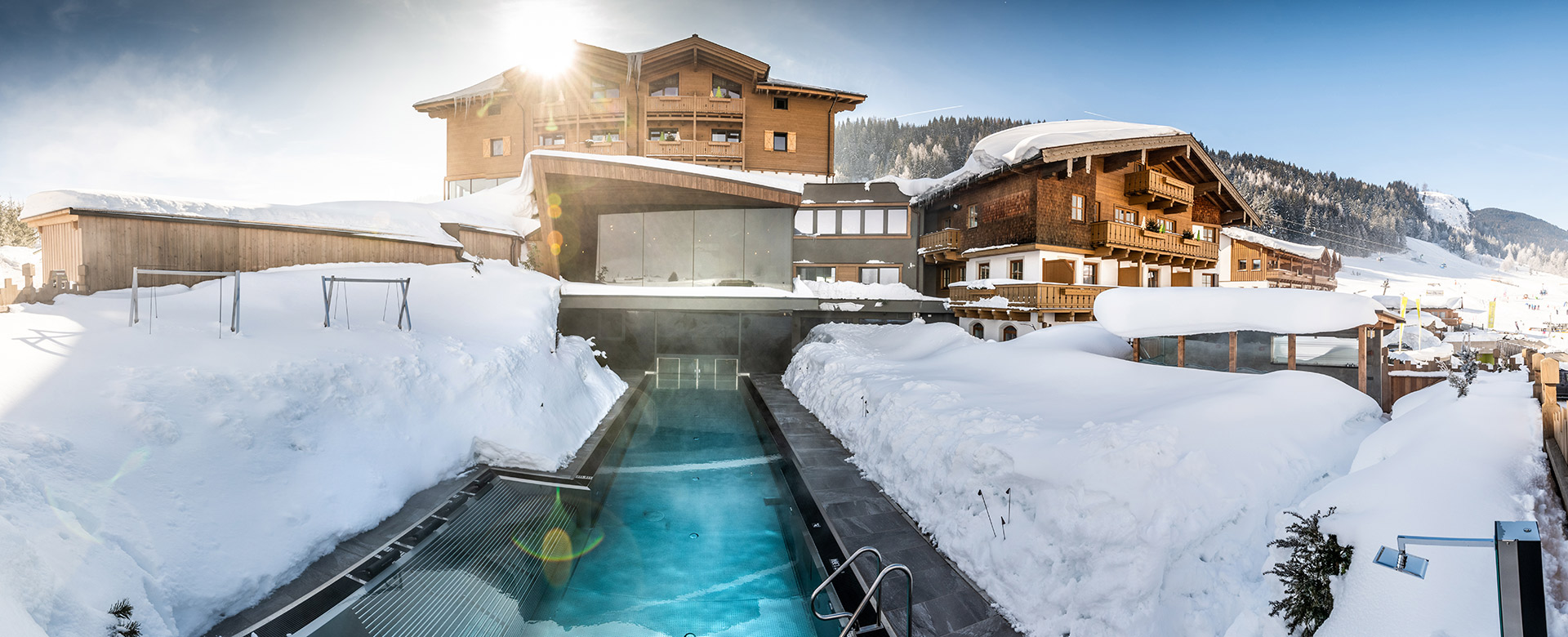 Hotel Die Riederalm - Skiurlaub Family-Hotel Piste Leogang Salzburger Land